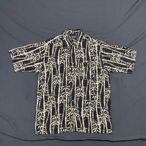 Puritan Black and Tan Bamboo Print Men's Shirt